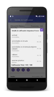 Califik - Padres de Familia android App screenshot 3