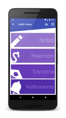 Califik - Padres de Familia android App screenshot 6